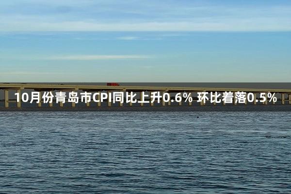 10月份青岛市CPI同比上升0.6% 环比着落0.5%